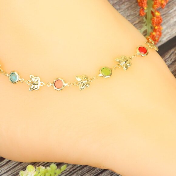 "Elegant Handmade Anklet – Delicate Jewelry for Women, MAR091568 - Picture 5 of 10